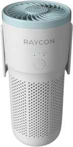 Raycon Portable Air Purifier, H13 Replaceable Hepa Filter, Adjustable Speeds, 2-in-1 Fragrance Diffuser and Air Purifier, Living Essentials (White)