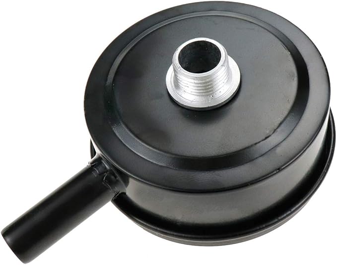 Air Compressor Silencer Filter 1/2" PT Thread Metal Inlet Noise Muffler Silencer