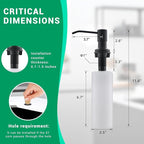 Fapully Commercial Pull Down Kitchen Sink Faucet with Sprayer Matte Black Single Handle Faucets for Kitchen Sink, Kitchen Faucet with Soap Dispenser and Deck Plack for 4 Hole