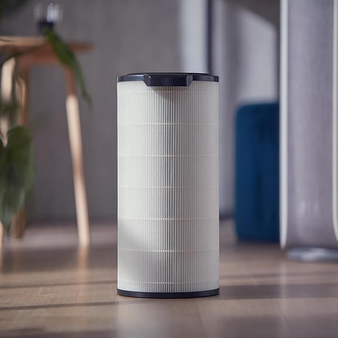 Philips Genuine Replacement Filter Integrated 3-in-1, 12 months lifetime HEPA+Active Carbon+Pre-filter, Filters 99.97% @ 0.003 um, Filters gases & odours, White/Black (FY1700/30)