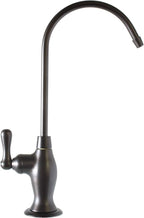 Metpure Non-airgap NSF Certified RO Faucet Reverse Osmosis Drinking Water Filtration System Water Dispenser Spout (Dark Oil Rubbed Bronze). Vase Style with Faucet Wrench.