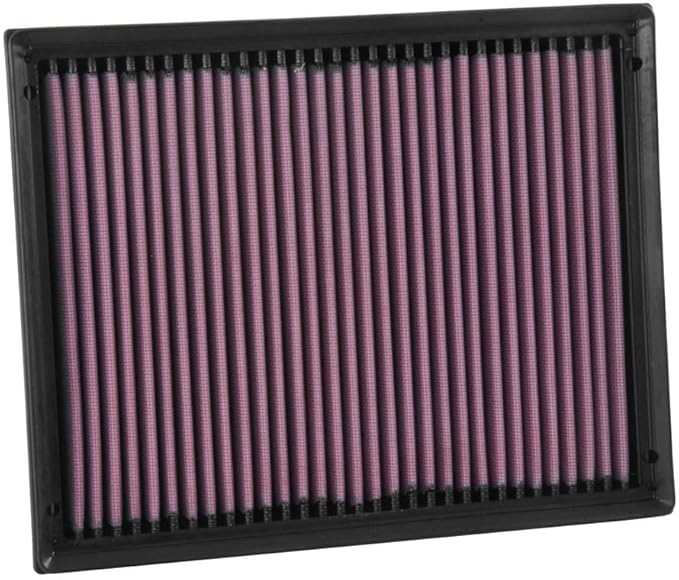 K&N High-Flow Original Lifetime Engine Air Filter: Increase Power: Premium, Washable: Compatible with 2015-2024 Ford/Volkswagen: Endeavour, Everest, Ranger, Ranger Raptor, Amarok, 33-3086