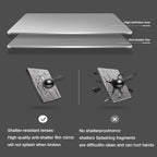 Bathroom Led Mirror ，Bathroom Mirror with LED Lights，Backlit Bathroom Mirror ，LED Mirror for Bathroom，Backlit Lighted Makeup Mirror，with Touch Sensor/Dimming/Demister pad(B,H90*W50cm/H35.4*W19.7IN)