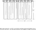 2 Panel Kitchen Cafe Curtains, Desert Camels Sunlight Filtering Nature Air Through, Home Decor Window Covering Tier Curtains for Living Room 104W x 52L inch Western Wildlife Brown Animals Country