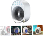 Cabilock 1pc Usb Desktop Air Cooler Conditioner Fan Multi-filtering Compact Design for Clean Office Outdoors