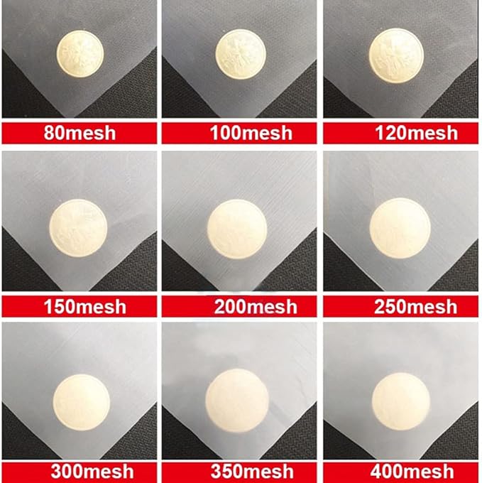 Fine Filter Mesh Nylon Fabric, Recycling Screens for Kitchen Filtration Food Wine 80-500 Mesh(450mesh 31micron,1x1 meter)