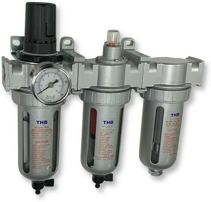 3/8" COMPRESSED AIR FILTER REGULATOR/DESICCANT DRYER/COALESCING FILTER