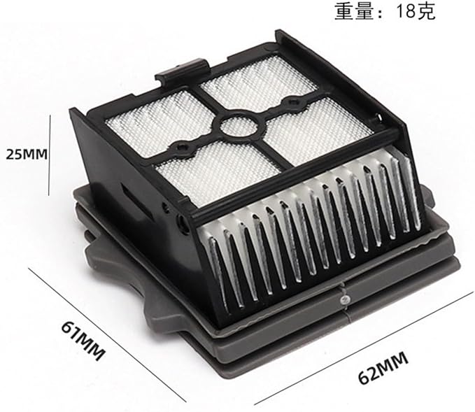 Spare Soft Lint Roller Brush, Hepa Filter, Scrubber Components, Compatible for Tineco Floor ONE S5 Combo Cordless Wet Dry Vacuum Cleaner(6PCS-01)