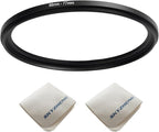 86mm Lens to 67mm Camera Lens Adapter 86mm to 67mm Step Down Ring Adapter Ring for All Brands of UV ND CPL, with Premium Lens Wiping Cloth 2 Pack (86mm-67mm)