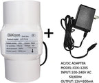 Inline Duct Fan 3 Inch 12V HVAC Exhaust Intake Fans Plastic Low Noise Basement Ventilation Blower for Vents Grow Tents Hydroponic (Color : NO Adjustable Speed, Size : 18w)