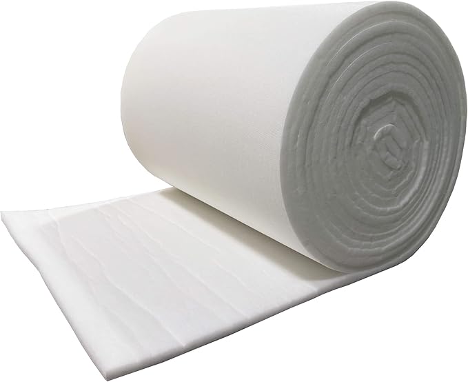 wioboy Paint Booth Ceiling Filter, Spray Booth Tacky Intake Filter for Down Draft Paint Booths (56" x 308" (1/case))