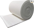 wioboy Paint Booth Ceiling Filter, Spray Booth Tacky Intake Filter for Down Draft Paint Booths (36" x 54" (12/case))