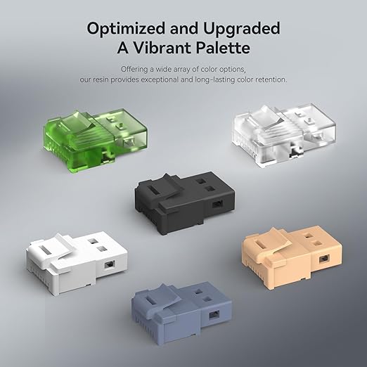 ANYCUBIC ABS-Like Resin Pro 2, 3D Printer Resin with Enhanced Strength and Toughness, High Precision and Minimal Shrinkage, Wide Compatibility for All LCD Resin 3D Printers (Black+Black, 2kg)