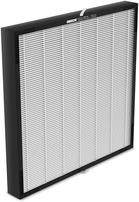 Oreck Certified HEPA Media + Odor Control Replacement Filter Kit Type B3, for Air Response Large, Powerful HEPA and Carbon Filtration, Captures 99% of Particles, Dust, Pollen, Pet Dander and Smoke