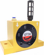 GT36 Industrial Turbine Vibrator, G 3/8" Pneumatic Compressed Air Power Wheel Type Silent Golden With Muffler