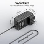 24V AC/DC Adapter Compatible with Mooka Model B-D02L BD02L GQ18-240075-AU 3YE Air Cleaners H13 True HEPA Filter Cleaner Odor Eliminator Gang Qi Electronic DC24V Power Supply Battery Charger