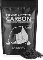 AC Infinity Premium Activated Carbon, 32 lb. Australian Charcoal Supply Replacement for 4”, 6” & 8” Refillable Carbon Filters, Air Filtration Odor Scrubbing for Grow Tents Hydroponics Aquariums Ponds
