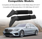 Air Intake Hose Compatible with 2014-2017 Mercedes-Benz S550, 2014-2017 S63 AMG W217 W222, Replacement for A2780904982 A2780905082- Left & Right