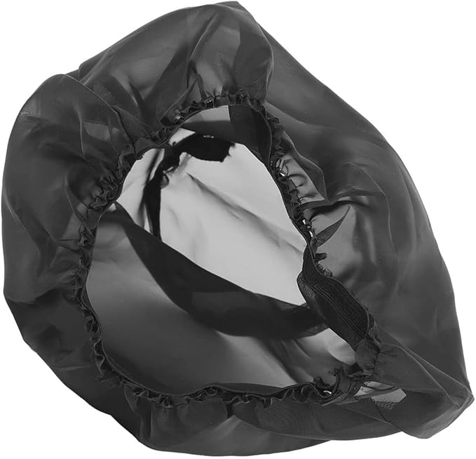 Air Intake Filter Sock Cover, Air Cleaner Protective Cover, Motorcycle Waterproof Air Filter Rain Sock Dustproof Protective Cover Fit for Harley (Size L), Black#L