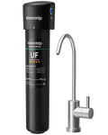 Waterdrop 15UB-UF 0.01 μm Ultra Filtration Under Sink Water Filter System, Reduces Lead, Chlorine, Bad Taste & Odor, 2 Years, with Dedicated Brushed Nickel Faucet, USA Tech