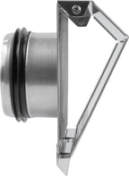 Vent Systems 4" Inch Air Supply Vent Cover with Rubber Gasket - Stainless Steel - Robust Weatherproof Outdoor Air Intake Box - Duct or Surface Mounting - Rain and Snow Protection