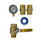 1/2" NPT Industrial (2-Stage) Moisture Removing Particulate Filter Water Separator and Oil, Moisture Vapor Removing Coalescing Filter for Compressed Air
