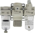 Air Combination Air Filter + Regulator + Lubricator AC-A Series AC20 AC30 AC20-02/02G/02C/02CG-A AC30-02-A(AC30-02-A)