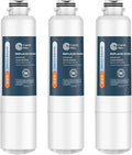 Crystala Filters Compatible with Samsung DA29-00020B Refrigerator Water Filter, DA29-00020A/B, DA29-00020B-1, HAF-CIN/EXP, 46-9101, RF4267HARS, RF25HMEDBSR, RF28HMEDBSR, RS25J500DSR, 3 Pack