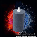 Large Air Stone, Air Stone Hydroponics, 4 x 2 Inch Large Air Stone Cylinder Bubble Diffuser for Aquarium, Fish Tank, Pond and Hydroponics Air Pump, Growing System, Circulation