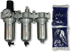 3/8" COMPRESSED AIR FILTER REGULATOR/DESICCANT DRYER/COALESCING FILTER