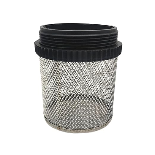 Heavy-Duty Plastic Strainer 1/2 3/4 - Male Inline Filter with Mesh Net for Pond Pumps & Greenhouse Watering(3/4")