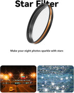 Fotorgear 67mm Phone Filter Storage Bag, Leather filter storage bag Clip On Filters Kit for Phone & Camera 67mm Adapter Ring, Phone Lens Clip Compatible with iPhone(Bag Only)