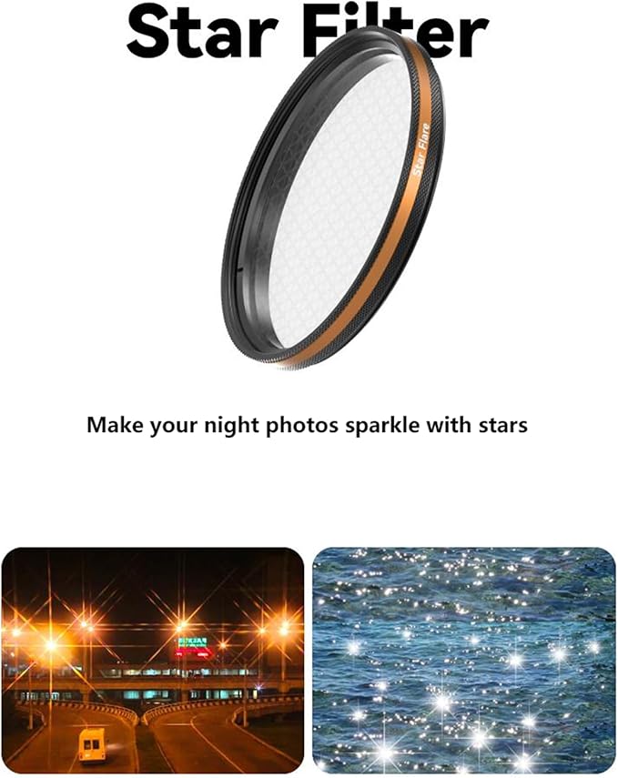 Fotorgear Camera Lens Filter,67mm Clip On Filters Professional Photography for Phone/Camera Lens, 67mm Universal Phone Polarizer Filter CPL ND Compatible with iPhone Samsung Xiaomi Huawei(VND 2-6)