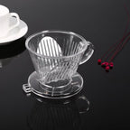 Rengue Transparent Reusable Coffee Filter, Heat, Cone Shape, Portable, Dishwasher Safe, 115g Transparent Reusable Coffee Filter, HighFired Nan Kitchen