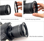 95 to 82mm Metal Step Rings, 95mm to 82mm Step Down Ring Filter Ring Adapter for 95mm Camera Lens & 82mm UV CPL ND Filters Hoods Caps LingoFoto