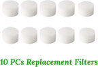 10 Pcs Replacement Sponge Filters for Compressor System Cool Mist 19/32 Inch Diameter (Filters10)