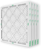 Mann+Hummel 20x24x2 MERV 8 Pleated HVAC AC Furnace Air Filters. 4 Pack. (Exact Size: 19.38 x 23.38 x 1.75 Inches)