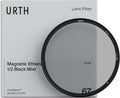 Urth 77mm Magnetic Ethereal Black Mist ½ Diffusion Lens Filter (Plus) — Cinematic Effect, 20-Layer Nano-Coated Light Dispersing Particles