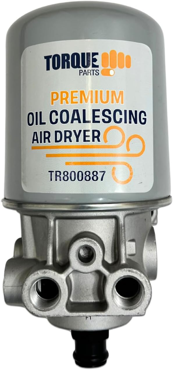 Torque 800887 AD-SP Style Air Dryer for Freightliner, Peterbilt Replaces 065691 Bendix: 800887 65691 109991 Haldex: 10991X Meritor: R95510991X (TR800887)
