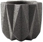 Outdoor Succulent Plantpot Cactus Plant Container Cement Flowerpot Container Modern Simple Planter Flower Vase Meat Plant Cement Container Concrete Flower Plant (Gray1 13cm*11.5cm) (Gray1 13cm*11.5cm)