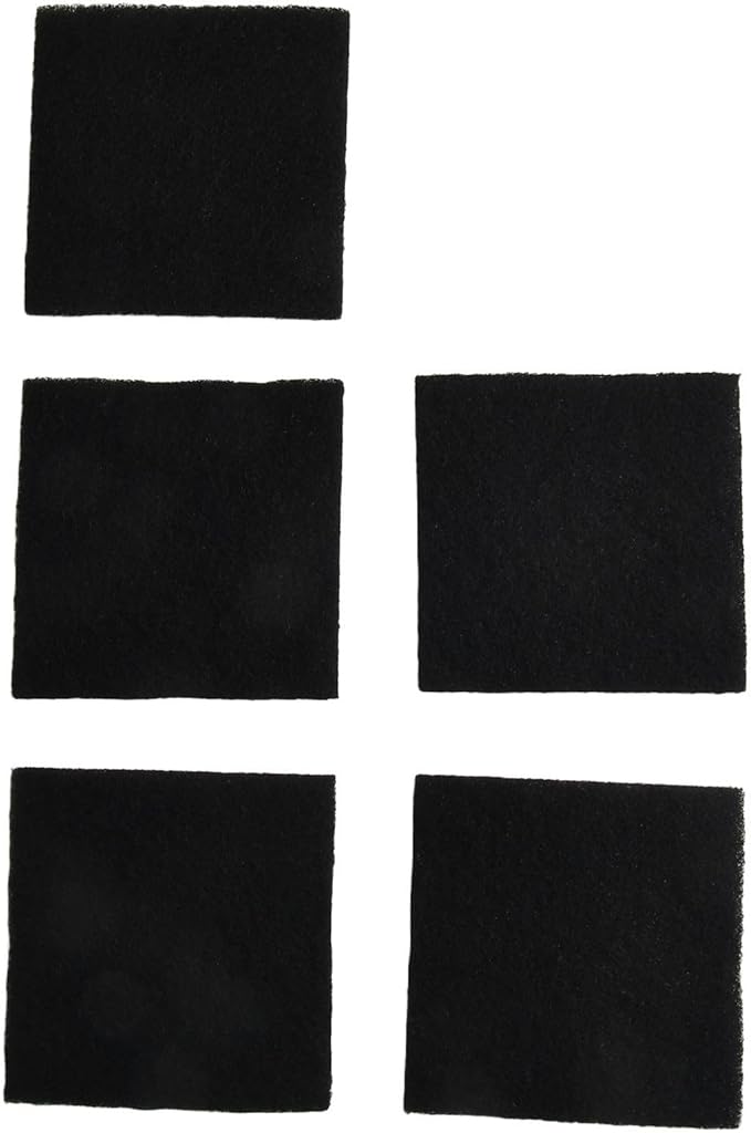 Activated Carbon for Compost Bins – Natural For Control for Indoor Use, 8x8 cm Square Air Purifying Insert, Long Lasting Replaceable Filter for Home Garden Composting Accessories