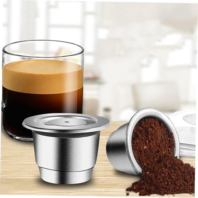 Homoyoyo Coffee Pod Filters Reusable Filter Cup Professional Drainer Compact Strainer