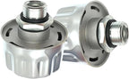 2-Pack 1/4" NPT Breather Caps with 40 Micron Filtration | Heavy-Duty Carbon Steel & Aluminum Alloy Hydraulic Vent Caps | For Gearboxes, Coolant Tanks, Excavators, Trucks