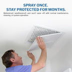 PermaSafe HVAC Solutions, Antimicrobial Air Filter Treatment, Odor Inhibitor, and Indoor Air Quality Enhancer & Protectant