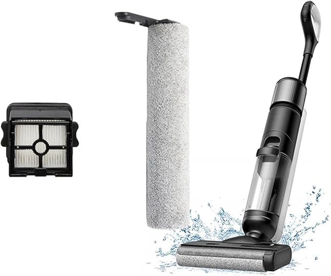 Main Roller Brush and Filter Kit, Compatible with Ultenic AC1 Elite, Floor Scrubber Wet and Dry Vacuum Cleaner Accessories