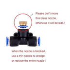 iRuiZhe Misting Cooling System Kit 26.2FT(8M) MistingLine DIY Outdoor Mist Cooling Kit +11 Brass Nozzles Garden Misting Irrigation System for Garden Greenhouse, Flower Bed,Patio,Lawn