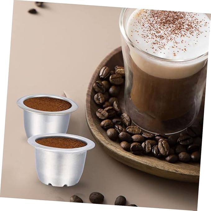 Homoyoyo 4pcs Reusable Coffee Filter Cups Multi-function Drainers for Home Office and Coffee Shops Design Fine Mesh for Better Flavor Extraction