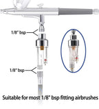 ABESTAIR Airbrush Filter in-line Water Moisture Trap Mini Air Filter Water Oil Separator with 1/8" Threads