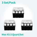 3 Set Mushroom Grow Kit Monotub with Filter Disks 43.5 Quart Vegetable Planting Tray Mini Greenhouse Germination Box for Seeds Growing Starting