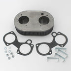KIPA Air Filter assembly For arbuertor DCOE 40DCOE 45DCOE 48DCOE 40 45 45 mm Stainless Plate washable filter element 1 3/4" Tall With Mounting gasket hardware 56-1310 OEM # 99217.517 99217517